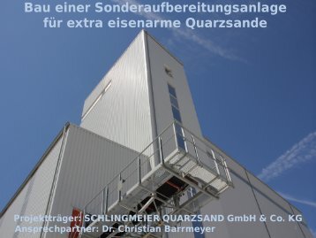 Vortrag Schlingenmeier Quarzsand GmbH - bei der NBank