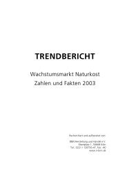 BNN-Trendbericht 2003 - BNN Herstellung und Handel eV