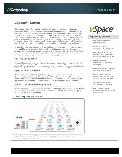 ncomputing vspace server linux ncomputing vspace server linux