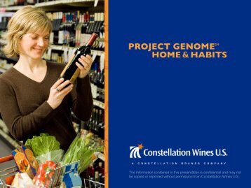 Project Genome Wine Consumer Research
