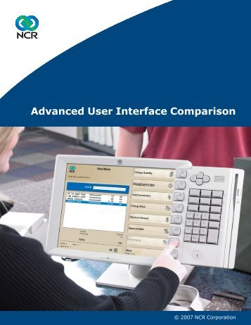 Advanced User Interface Comparison - NCR