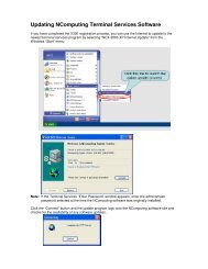 Updating NComputing Terminal Services Software