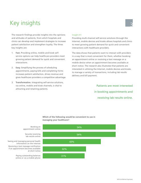 Healthcare Self-Service Consumer Research, an NCR White Paper ...