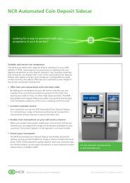 NCR Automated Coin Deposit Sidecar