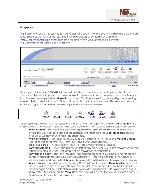 MyAccount_User_Manual_V2 4_02-25-101 _2 - Nefcom Internet