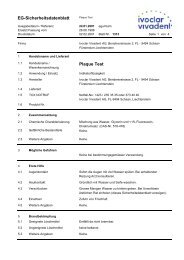 EG-Sicherheitsdatenblatt Plaque Test - NETdental