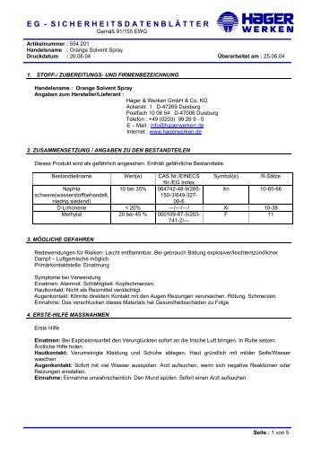 Sicherheitsdatenblatt - NETdental