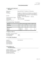 Sicherheitsdatenblatt - NETdental