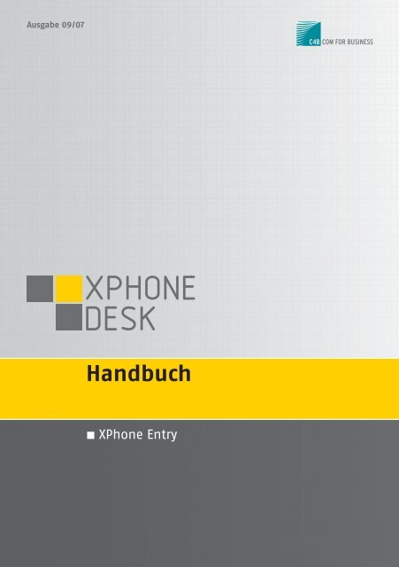 X-Phone entry Bedienhandbuch - netQtel GmbH