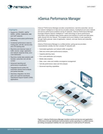nGenius Performance Manager - NetScout