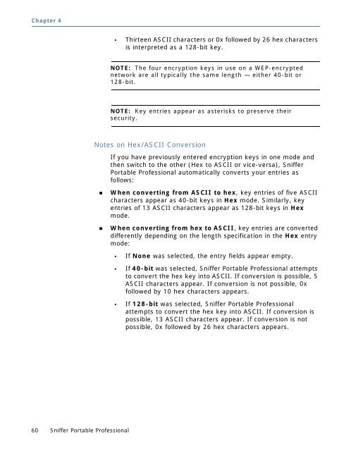 Sniffer® Portable Professional User's Guide - NetScout