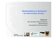 Seniorenbüros in Dortmund - ein wohnortnahes Konzept - Städte ...