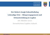 Bürgerengagement und Ortsentwicklung in Legden - Städte ...