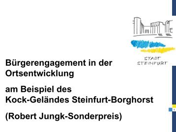 Kock-Gelände, Steinfurt-Borghorst - Städte-Netzwerk NRW