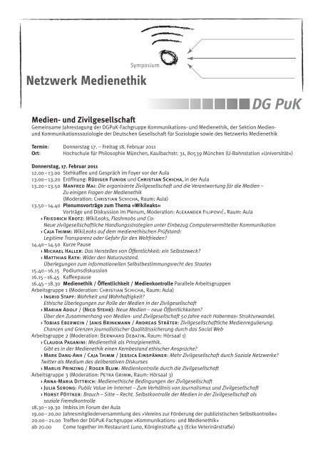 in einem PDF - Netzwerk Medienethik