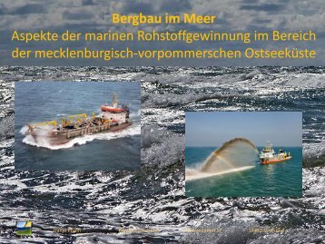 Aspekte der marinen Rohstoffgewinnung im - IHK Neubrandenburg