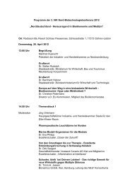 Programm der 3. IHK Nord-Biotechnologiekonferenz 2012 ...
