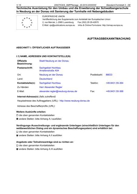 10.11.23_Bekanntmachung TGA.pdf - Stadt Neuburg an der Donau