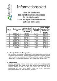 Elternbeiträge Kita - Samtgemeinde Neuenhaus