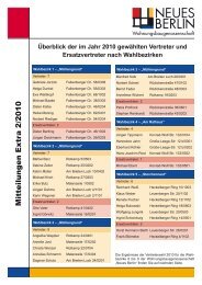 2/2010 - Wohnungsbaugenossenschaft Neues Berlin