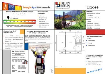 Exposé - Wohnungsbaugenossenschaft Neues Berlin