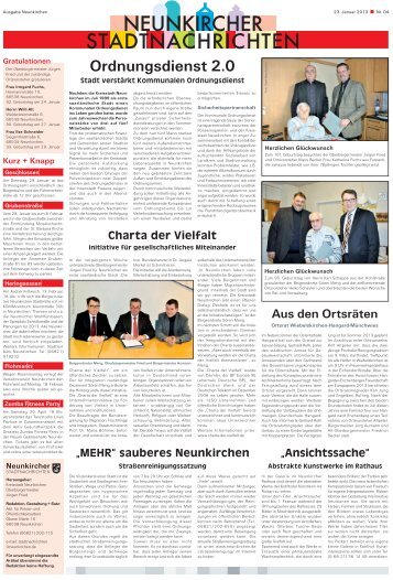 Neunkircher Stadtnachrichten 2013 KW-04 - Neunkirchen