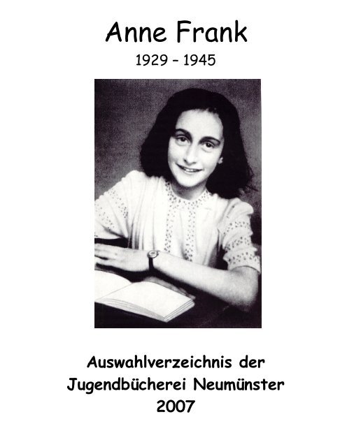 Anne Frank Stadt Neumunster