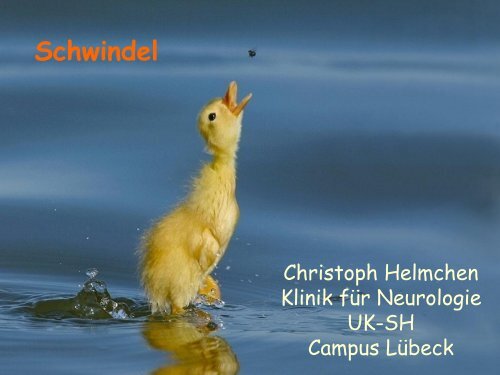 Schwindel - Klinik für Neurologie