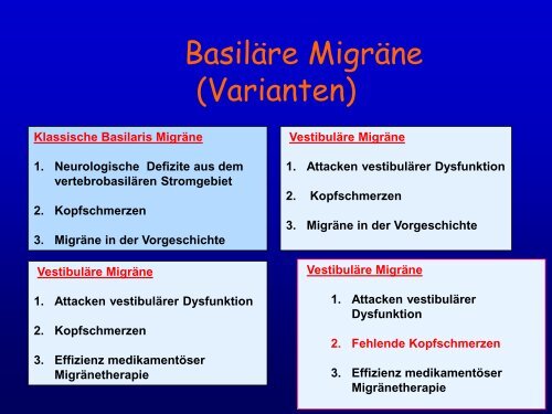 Schwindel - Klinik für Neurologie