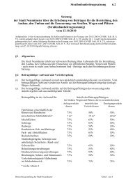 Straßenbaubeitragssatzung 6.2 Satzung der Stadt ... - in Neumünster