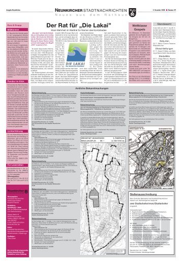 Neunkircher Stadtnachrichten 2008 KW-49 - Neunkirchen
