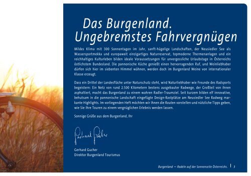 Burgenland â Radeln auf der Sonnenseite ... - Neusiedler See