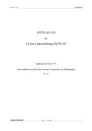 AN701.65-118 LI-Ion Ladeschaltung Nµ701.65