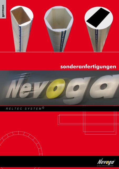 Sonderanfertigungen RELTEC SYSTEM - Nevoga