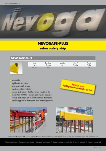 NEVOSAFE-PLUS - Nevoga