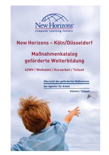 Köln/Düsseldorf Maßnahmenkatalog geförderte Weiterbildung