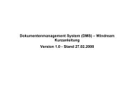 Dokumentenmanagement System (DMS) â Windream ... - NFE