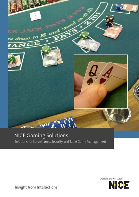 NICE Gaming Solutions - NICE Systems