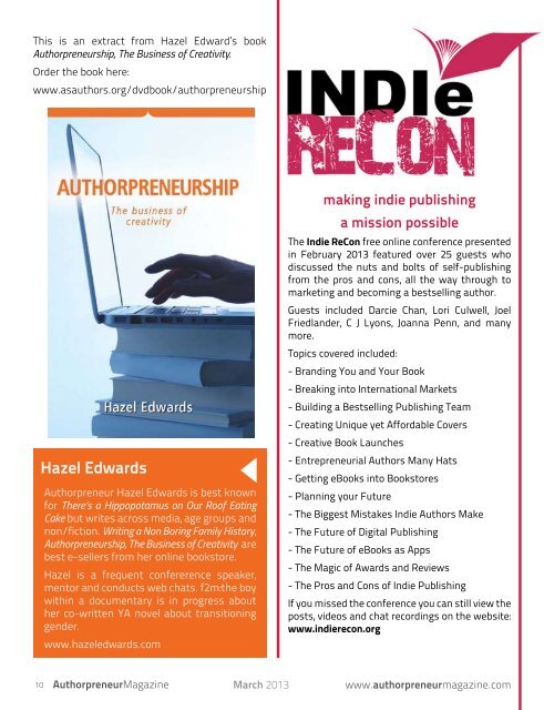 Authorpreneur Magazine - Issue 2