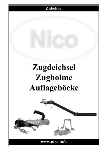 Zugholme - Nico Fahrzeugteile GmbH