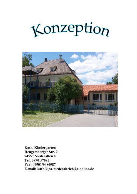 Konzeption Kindergarten und Kinderkrippe 2011-2012 - Niederalteich