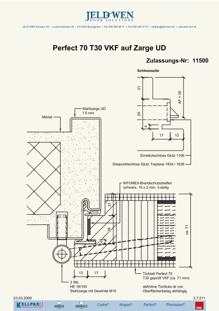 Metallzarge MBW - JELD-WEN Schweiz AG