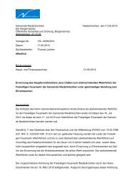 Ernennung des Hauptbrandmeisters Jens Cl - Gemeinde ...