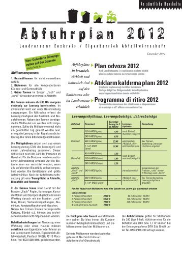 den kompletten Abfuhrplan als Pdf-Datei - Niefern-ÃƒÂ–schelbronn