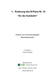 1. Änderung des B-Plans Nr. 18 - Gemeinde Niestetal