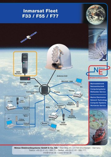 Inmarsat Fleet F33 / F55 / F77 - Nimse Elektroniksysteme