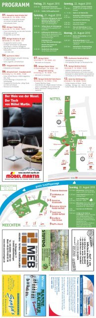 Der Wein von der Mosel. Der Tisch von MÃ¶bel Martin. - Nittel