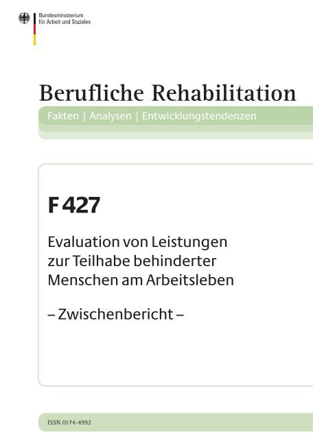 Berufliche Rehabilitation [PDF,  6MB] - Bundesministerium für Arbeit ...