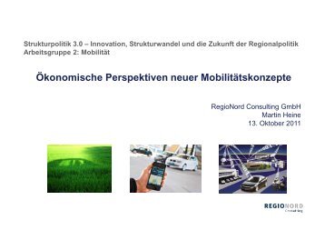 Martin Heine, RegioNord Consulting GmbH, Hannover - NIW