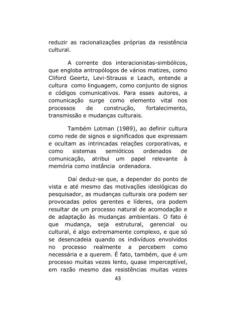 Comunicação Interna e Cultura Organizacional